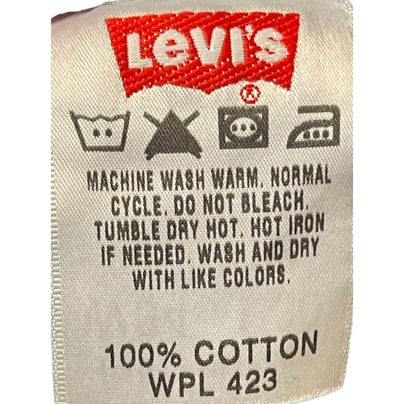 Levi's Original 501 Men's Jeans Vintage Button Fly  Denim Hi-Rise Blue 34x30 NWT - Picture 10 of 11